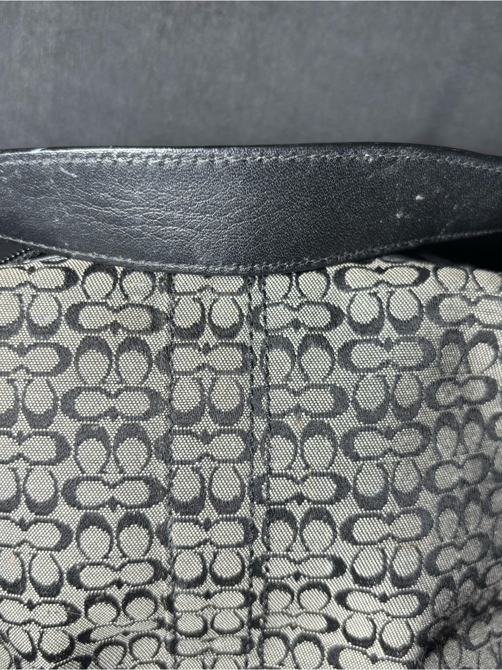 SOLD Coach Classic C Jacquard Shoulder Bag - Picture 4 of 7
